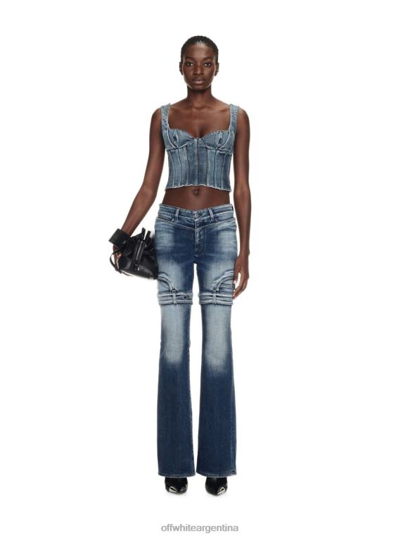 Off White mujer pantalones al reves en azul HZT48441 HZT48441 Moda Zapatos Off White Off White Argentina Descuento por volumen en todos los zapatos Off White