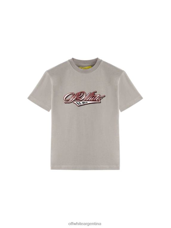 Off White ninos Camiseta gris con logo para ninos de c o ac milan HZT48695 HZT48695 Moda Zapatos Off White Off White Argentina Descuento por volumen en todos los zapatos Off White